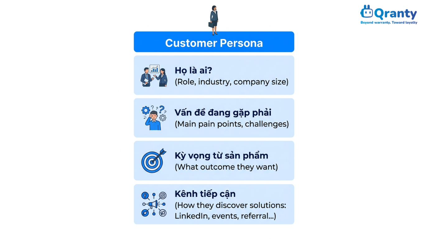 Ví dụ Customer Persona cho SaaS